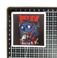 Image 2 of They Live Matte Vinyl Sticker 