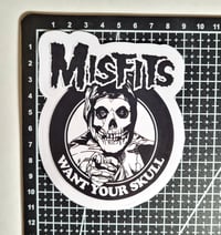 Image 2 of The Misfits Want Your Skull Matte Vinyl Sticker 