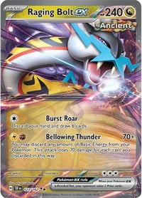 Raging Bolt ex - 123/162 - SV05: Temporal Forces- Near Mint