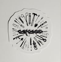 Image 1 of Carcass Surgical Tools Glossy Finish Vinyl Sticker