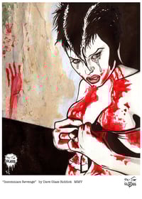 Image 5 of Insomniacs Revenge Blood Lust Resin Print on Wood and Mini Print