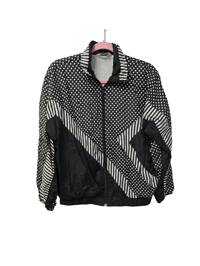 Image 1 of Black/White Polkadot Track Jacket