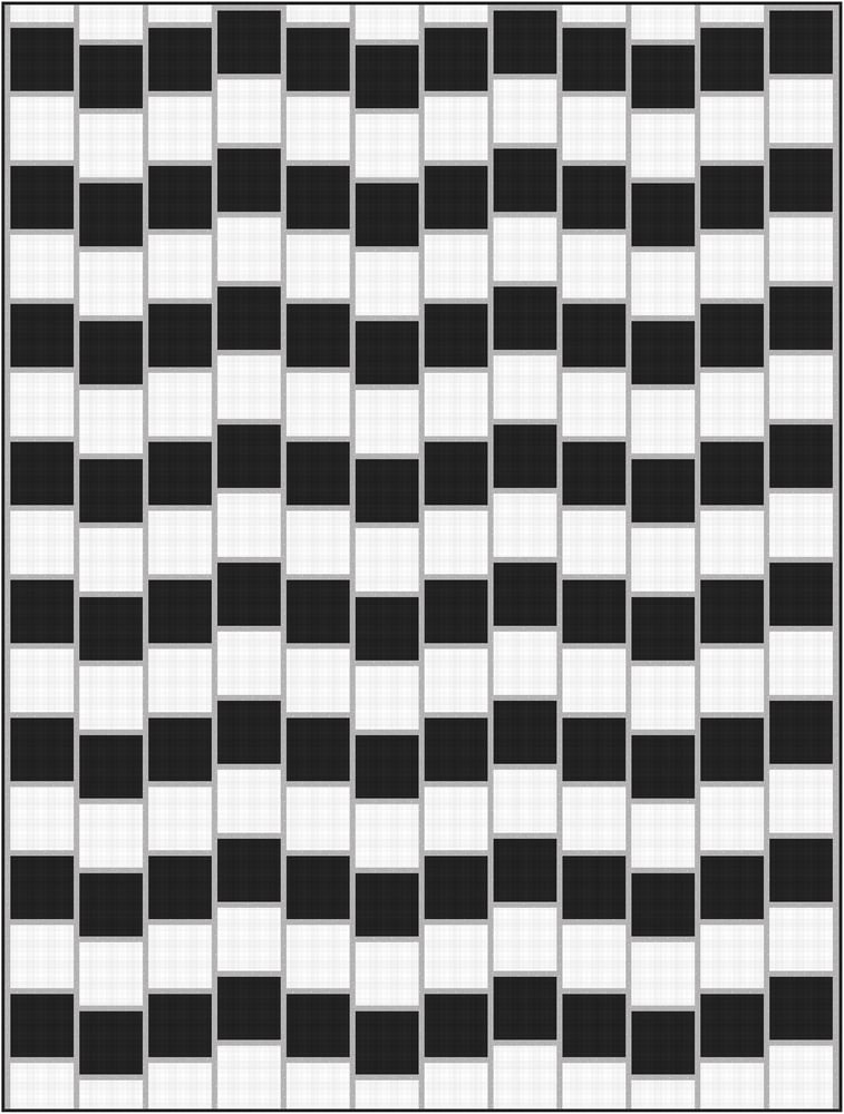 Optical Illusion Kit Twin Size - Includes Fabric + Pattern