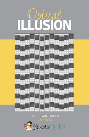 Optical Illusion Kit Twin Size - Includes Fabric + Pattern