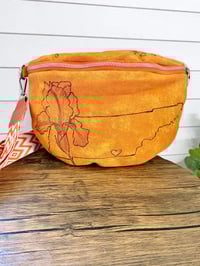 Image 1 of Orange Tennessee Iris Purse