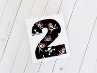 Image 3 of Pirate Birthday Shirt Boy’s Skulls Pirate Party Top 