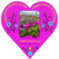 Image 5 of Geraniums and Wildflowers - Pink Heart - Black Ladies T-shirt