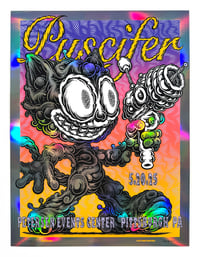 Puscifer Gig-Poster: Pittsburgh, 2025 (Rainbow Foil Variant)