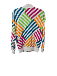 Image 3 of IB Diffusion Colorful Stripe Zip Jacket 