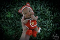 Image 3 of Slightly- 8 inch natural fibers baby boy doll