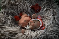 Image 1 of Slightly- 8 inch natural fibers baby boy doll