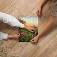Image 2 of  Sunrise Cottage Garden - Jigsaw Puzzle - 252 Pieces