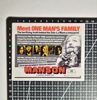 Image 2 of Manson Movie Poster Die Cut Glossy Finish Vinyl Sticker