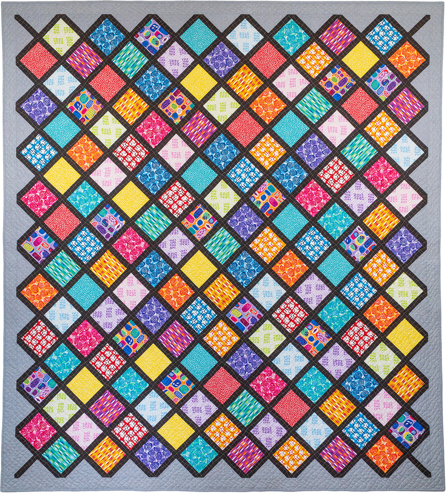 Lattice Work Quilt Kit - Throw Size Includes Pattern + Fabric