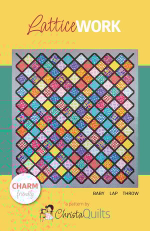 Lattice Work Quilt Kit - Throw Size Includes Pattern + Fabric