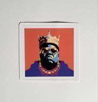 Image 1 of Biggie Smalls Notorious B.I.G. Glossy Finish Vinyl Sticker