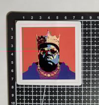 Image 2 of Biggie Smalls Notorious B.I.G. Glossy Finish Vinyl Sticker