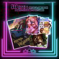 Physical Zine Book + Flat Merch