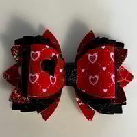 Image 3 of Heart Bow Tumbler Straw Topper – Valentine’s Cup Accessory