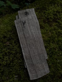 Image 5 of Hand-Embroidered Nettle Rune Bookmark