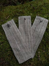 Image 1 of Hand-Embroidered Nettle Rune Bookmark