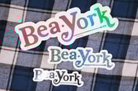 Image 3 of Black Bea York Logo Sticker
