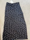 Bias cut maxi skirt with dots 