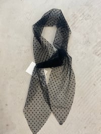 Image 2 of Tulle triangle head scarf 