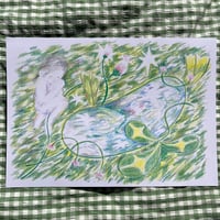Resting A3 print 