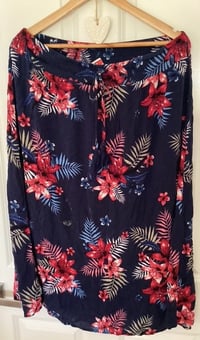 Image 2 of Memory Flowers custom created from a skirt and blouse