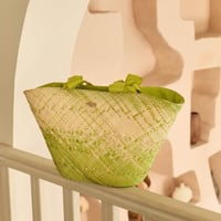 Panier Canoa en palmier naturel