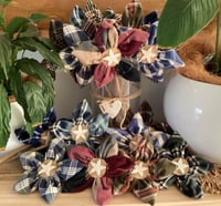 Image 1 of Memory Flowers custom created from a collection of precious Flannelette shirts 
