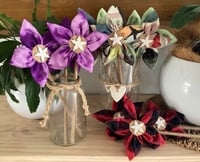 Image 3 of Memory Flowers custom created from precious scarves and a shirt
