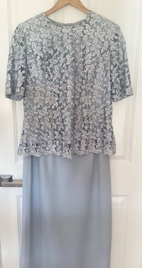 Image 2 of Memory Flowers custom created from a stunning ladies lace top & skirt