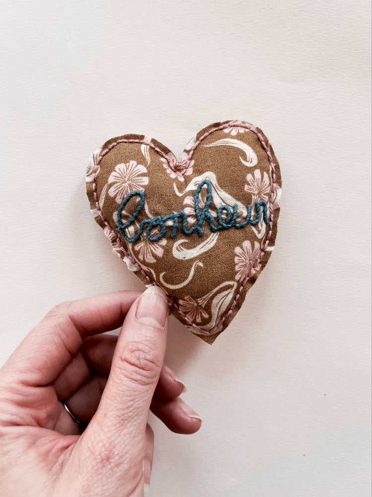 Image of Broderie - Cœur Bonheur 