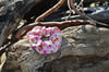 Pinky floral scrunchy 