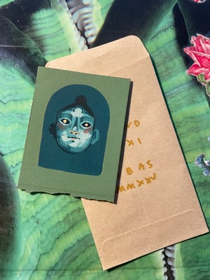 "Pond Pixi" // Original Miniature Painting. ++FREE INTERNATIONAL SHIPPING++