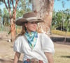 Daisy Green Scarf