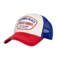 Image 1 of Gorra King Kerosin Redondo Beach beige/red