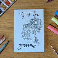 Image 1 of Paint your own greeting card - Yarrow