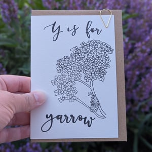 Image of Paint your own greeting card - Yarrow