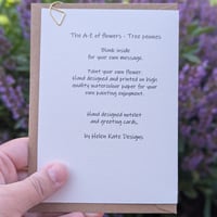 Image 3 of Paint your own greeting card - Tree Peonies