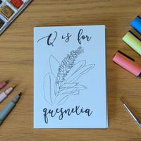 Image 1 of Paint your own greeting card - Quesnelia