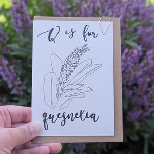 Image of Paint your own greeting card - Quesnelia