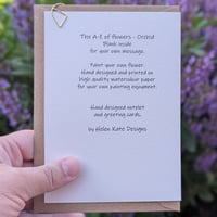 Image 3 of Paint your own greeting card - Orchid