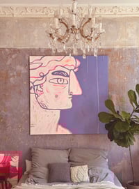 Image 1 of Acrylic and Oil on Canvas 140 X 140cm