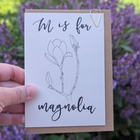 Image 2 of Paint your own greeting card - Magnolia
