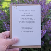 Image 3 of Paint your own greeting card - Lupins