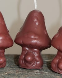 Image 1 of MINI MUSHROOM CANDLE (FLESH FUNGUS)