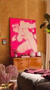 Image 2 of Acrylic and Oil on Canvas 130 X 100 cm